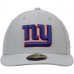 Men's New York Giants New Era Gray Omaha Low Profile 59FIFTY Structured Hat 2533863